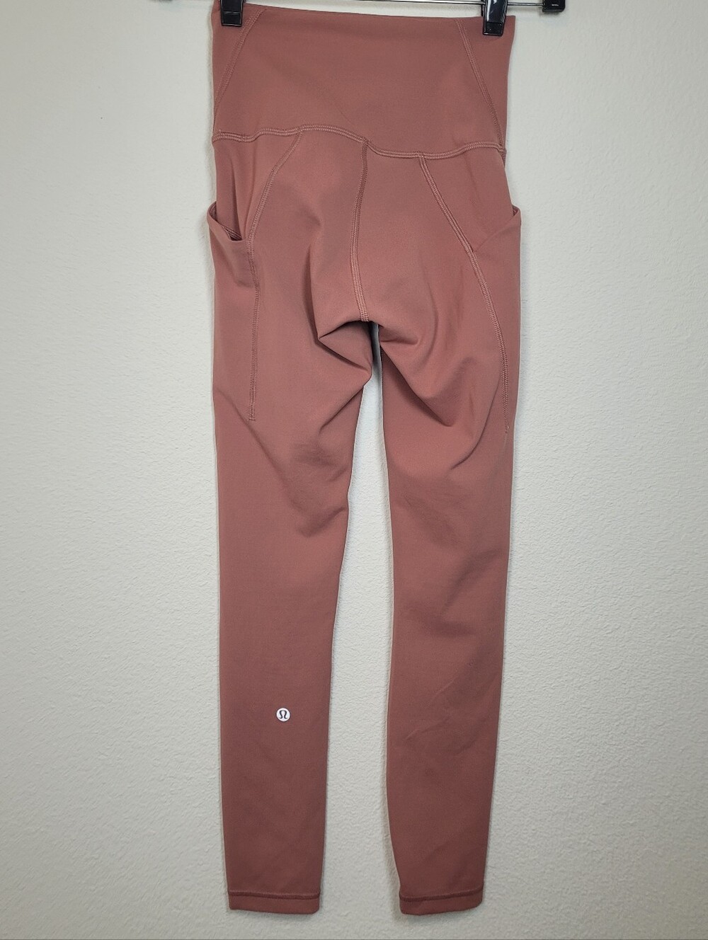 Lululemon Align High Rise Leggings With Pockets Size 2 Spiced Chai Mauve Nulu